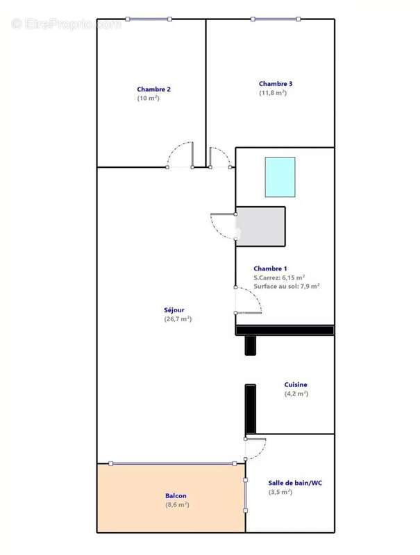 Appartement à VILLEFRANCHE-SUR-MER