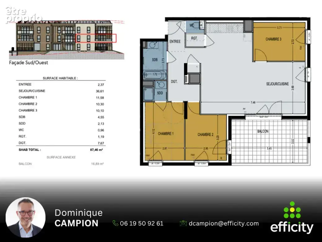 Appartement - photo 6
