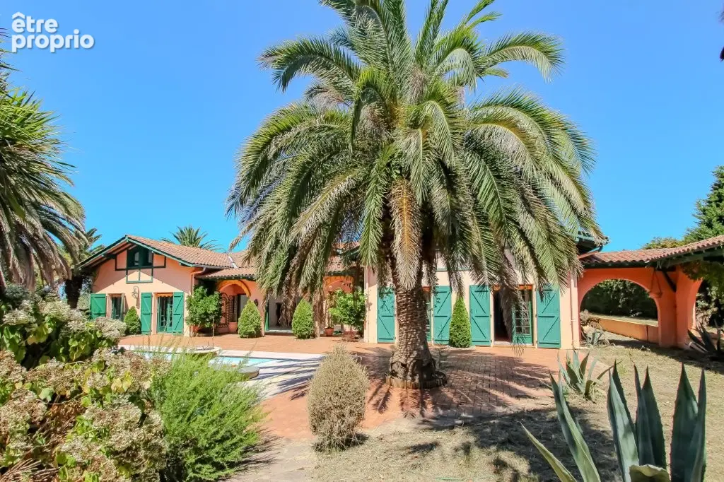Arcangues - vue montagnes tres belle maison de plain pied  a rafraichir piscine - terrasse ? jardin ? garages - photo 8