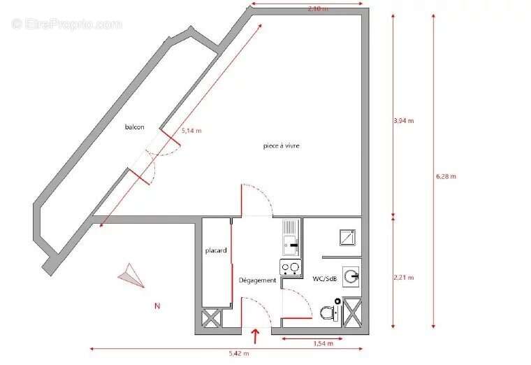 Appartement à VILLEURBANNE