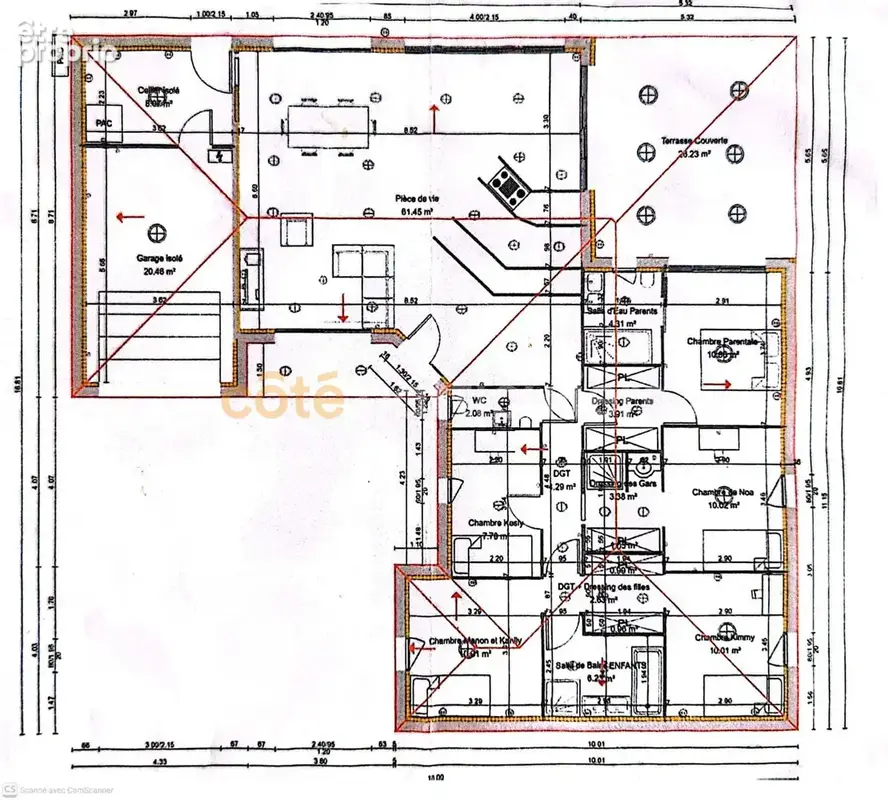 Challans -- maison 7 pieces -- 146 m2 -- plain-pied -- jardin -- garage - photo 17