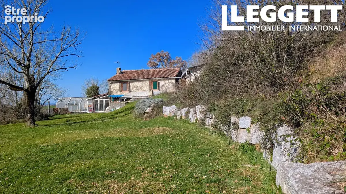 Tarn :Près de Réalmont et Lac de la Bancalié charmante demeure en pierre rénovée avec  piscine, terrain garage - photo 3