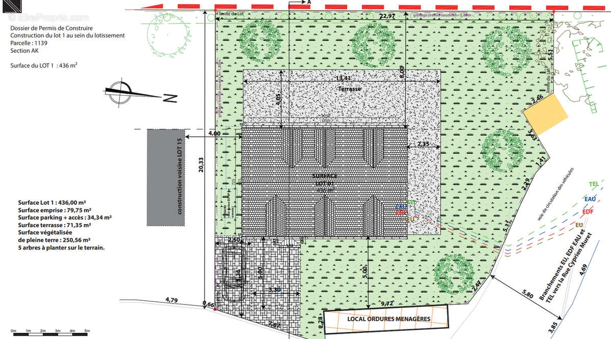 Terrain à PALAISEAU