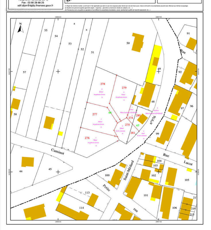 Terrain à PONCEY-LES-ATHEE