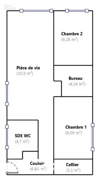 Exclusivite agence - centre ville argeles-gazost. appartement t3 de 58m2. - photo 10