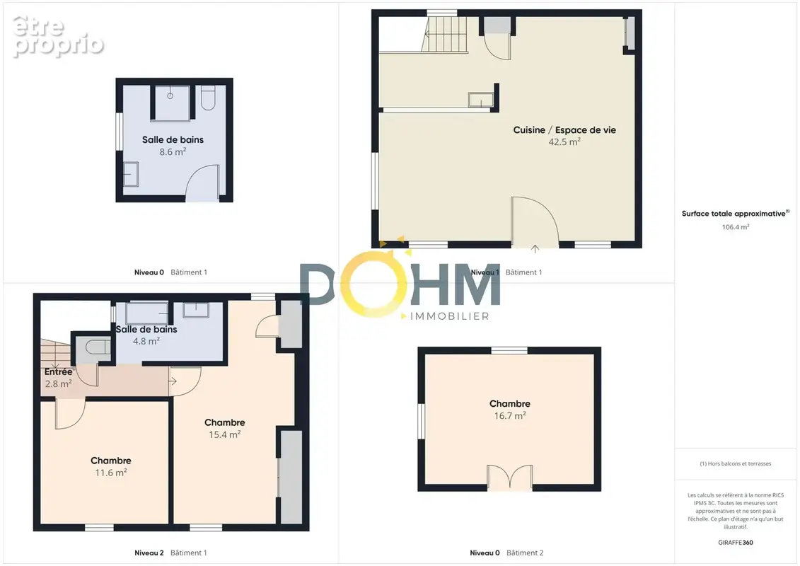 Maison de village sur 1903 m2 de terrain avec chalet neuf 19,6 m2 . - photo 28