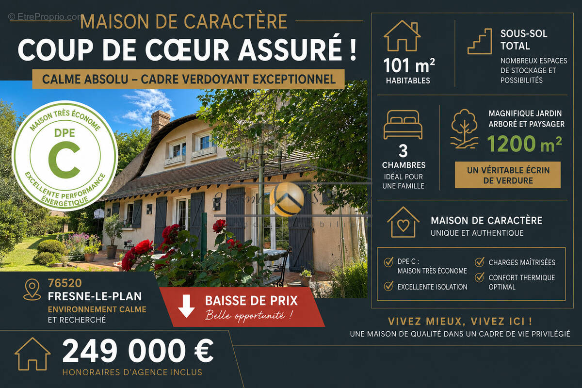 Maison à FRESNE-LE-PLAN