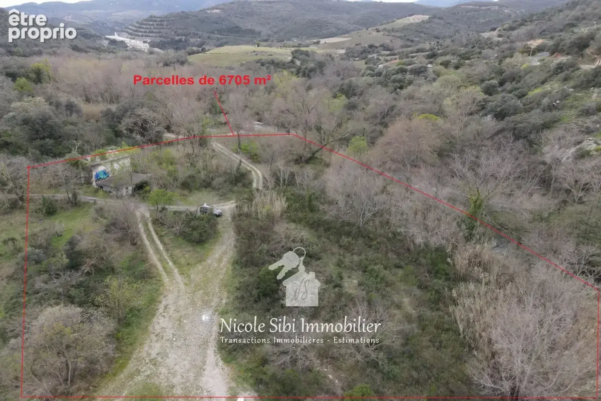 Terrain 6 705 m² à vendre à Rasigueres (66720) - photo 1
