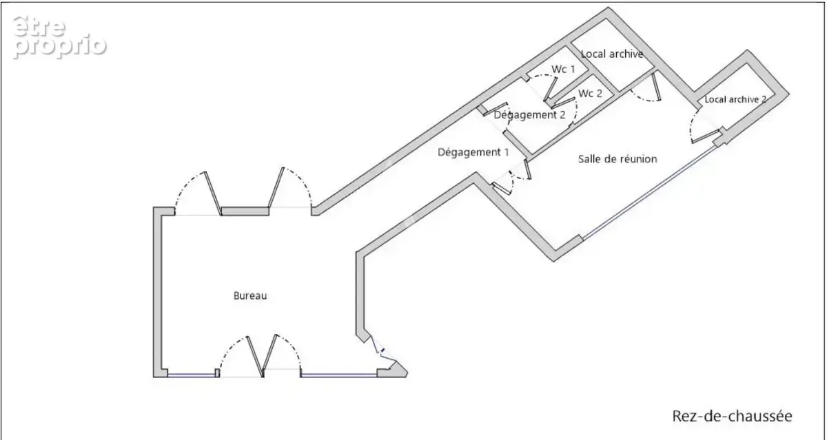 Local commercial Pontcarre 105 m2 - photo 6
