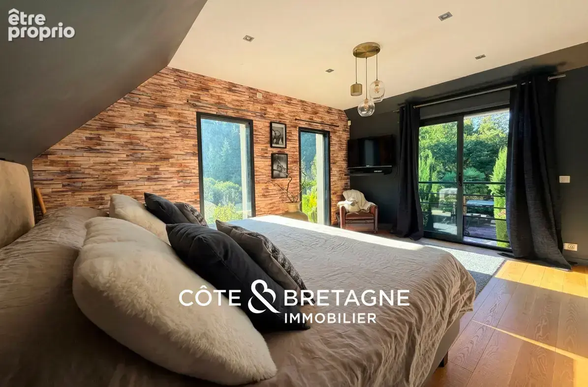 Propriete de prestige avec piscine proche saint-brieuc dans un ecrin de verdure  ref 2026177 - photo 17