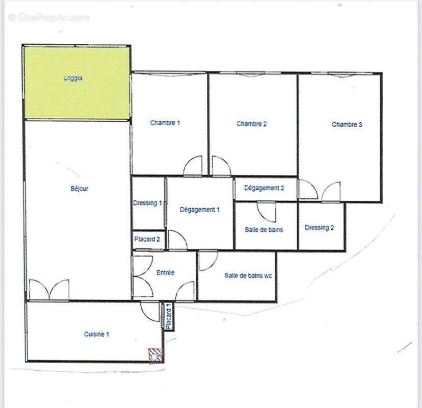 Appartement à FONTENAY-LE-FLEURY
