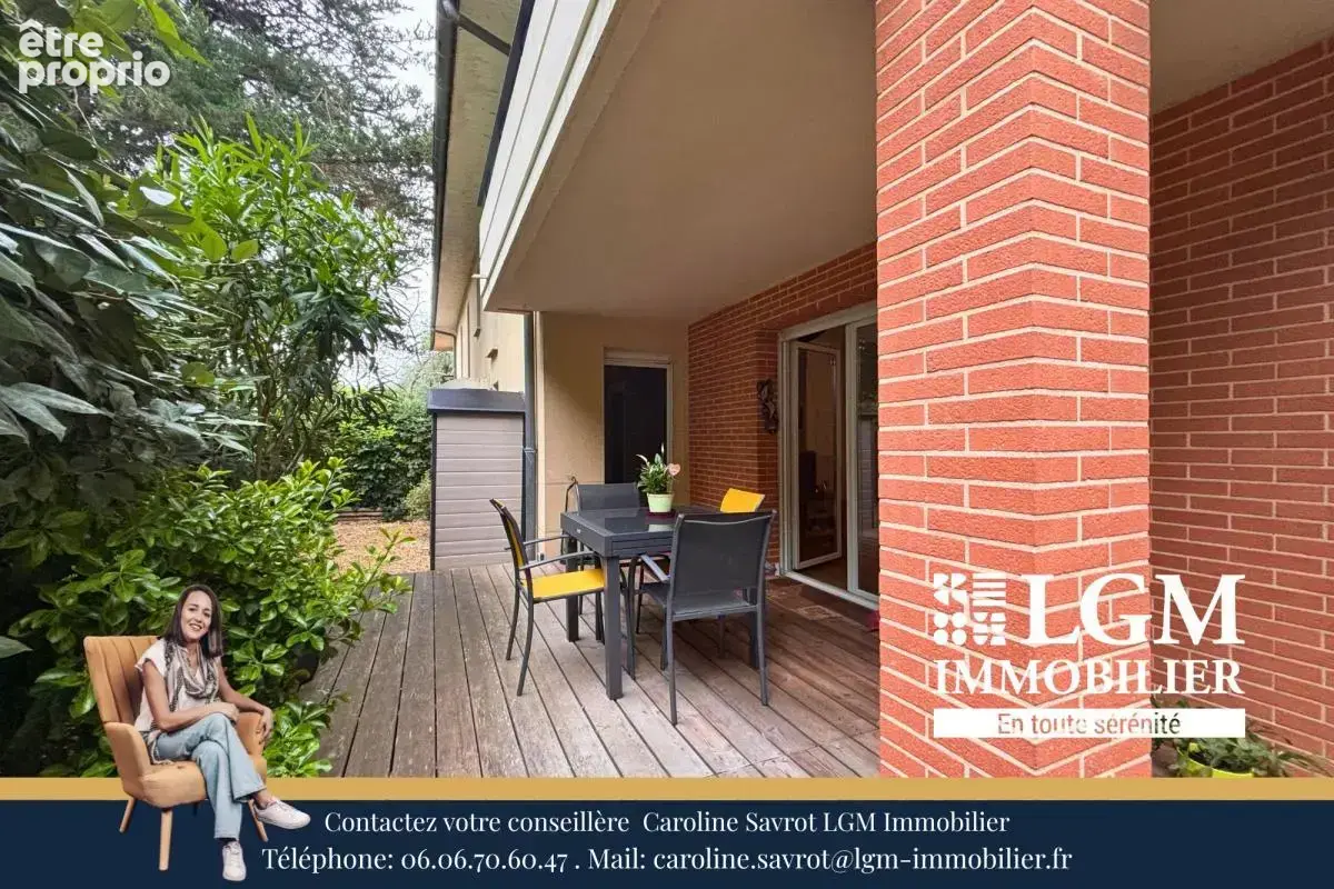 GAGNAC SUR GARONNE – 31150 - Appartement T3 d'environ 58 m² avec jardin et place de parking - photo 10