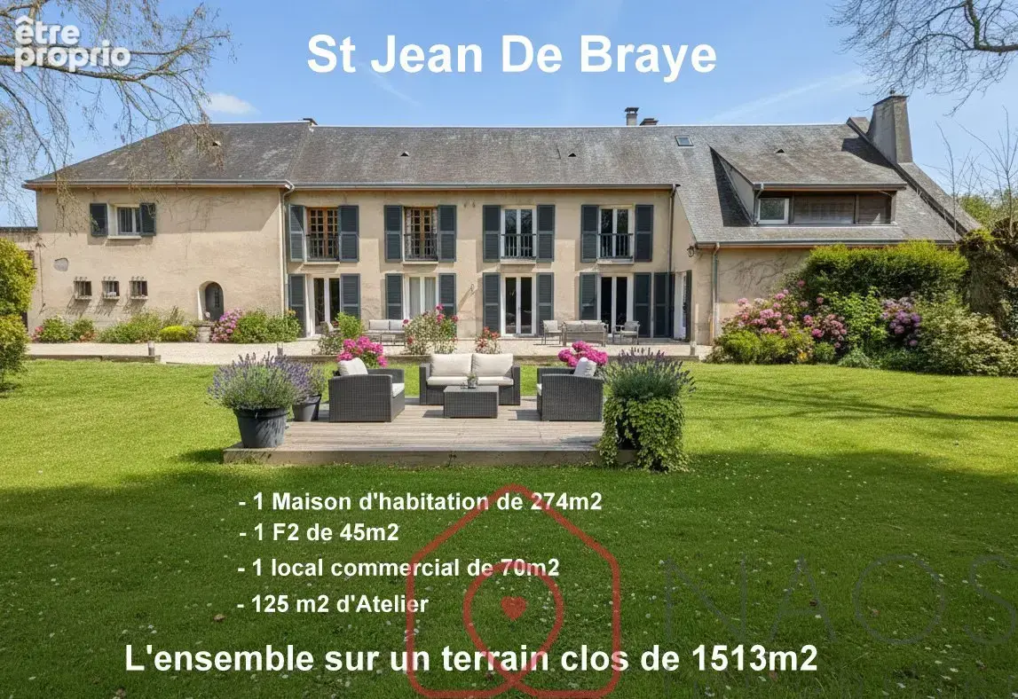 Maison à SAINT-JEAN-DE-BRAYE
