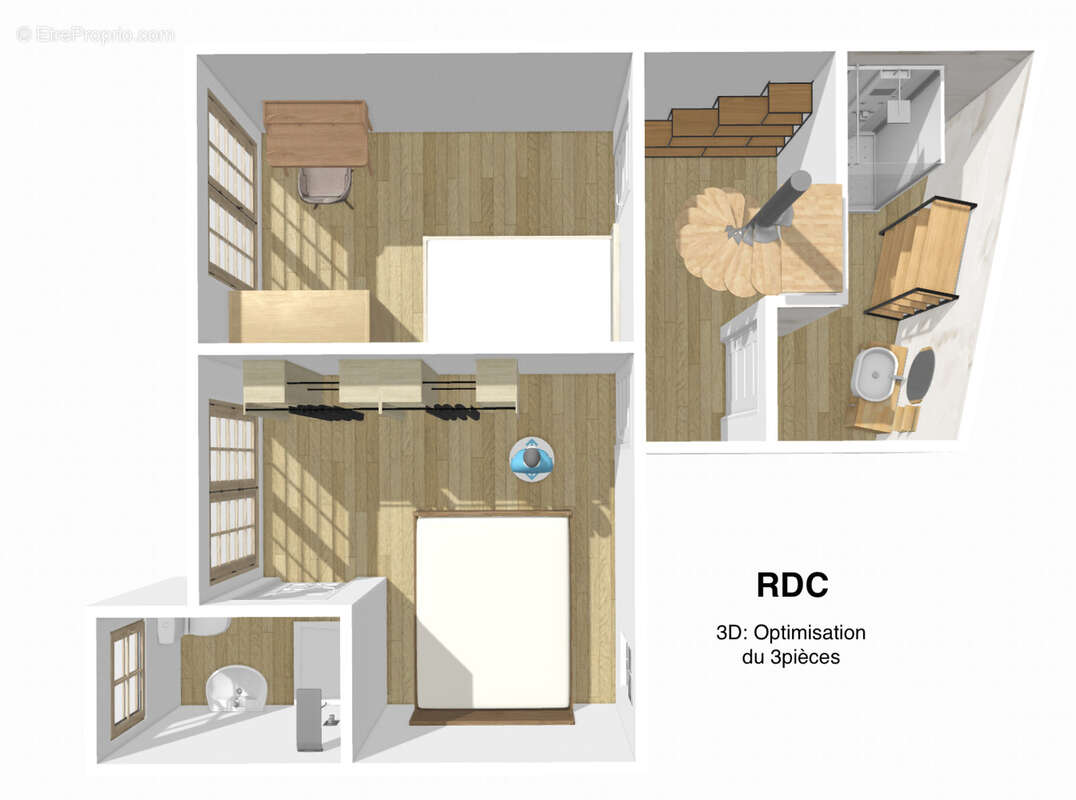 Appartement à PARIS-18E