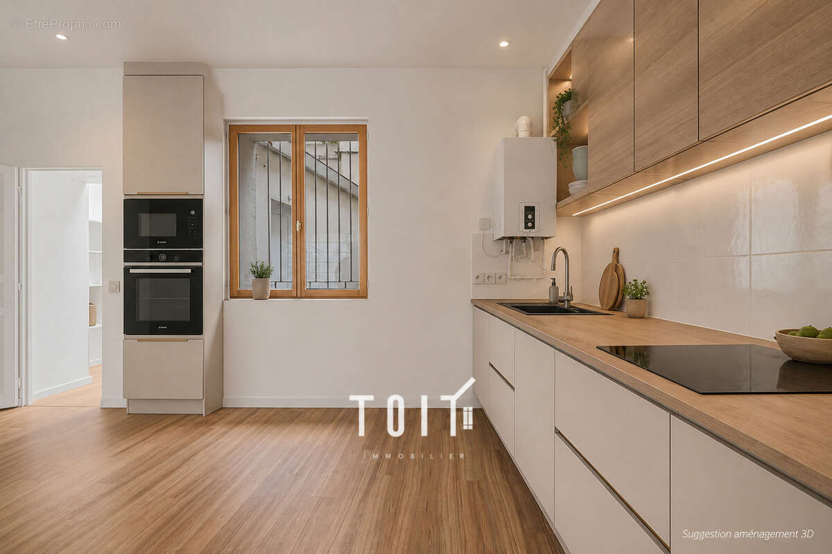 Appartement Paris Paris XIVème 3 pièce(s) Glacière - atypique avec souplex et accès indépendant - photo 3