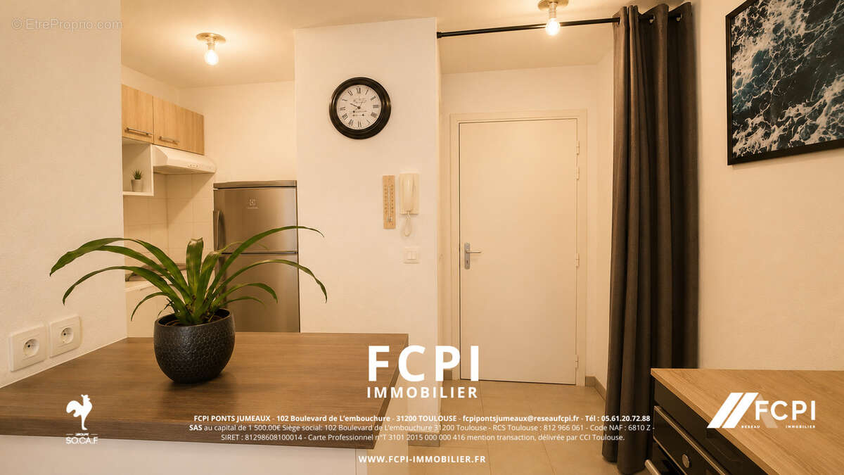 Appartement deux pièces 39 m2 - COLOMIERS - photo 2