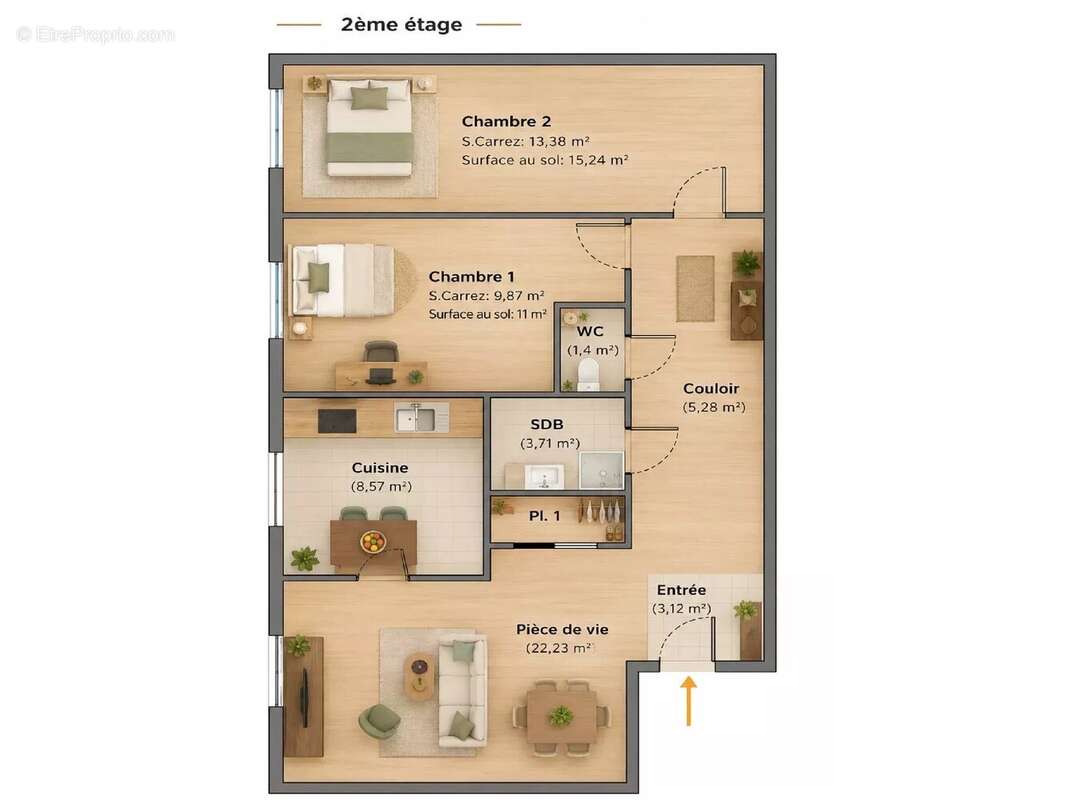 Appartement à ANGERS