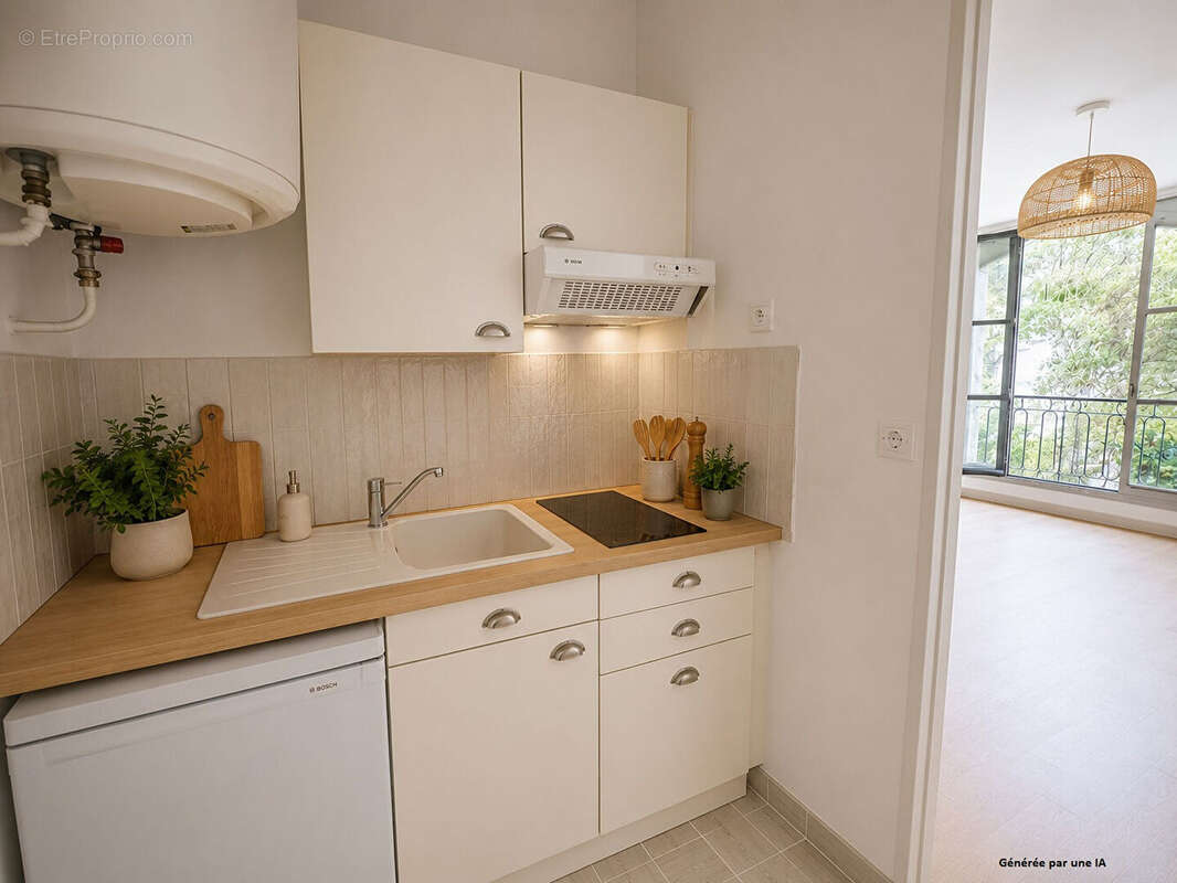 Appartement Paris 1 pièce(s) 32.62 m2 - photo 2