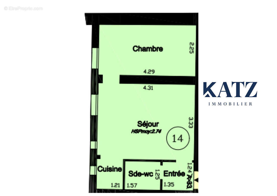 Appartement à PARIS-20E