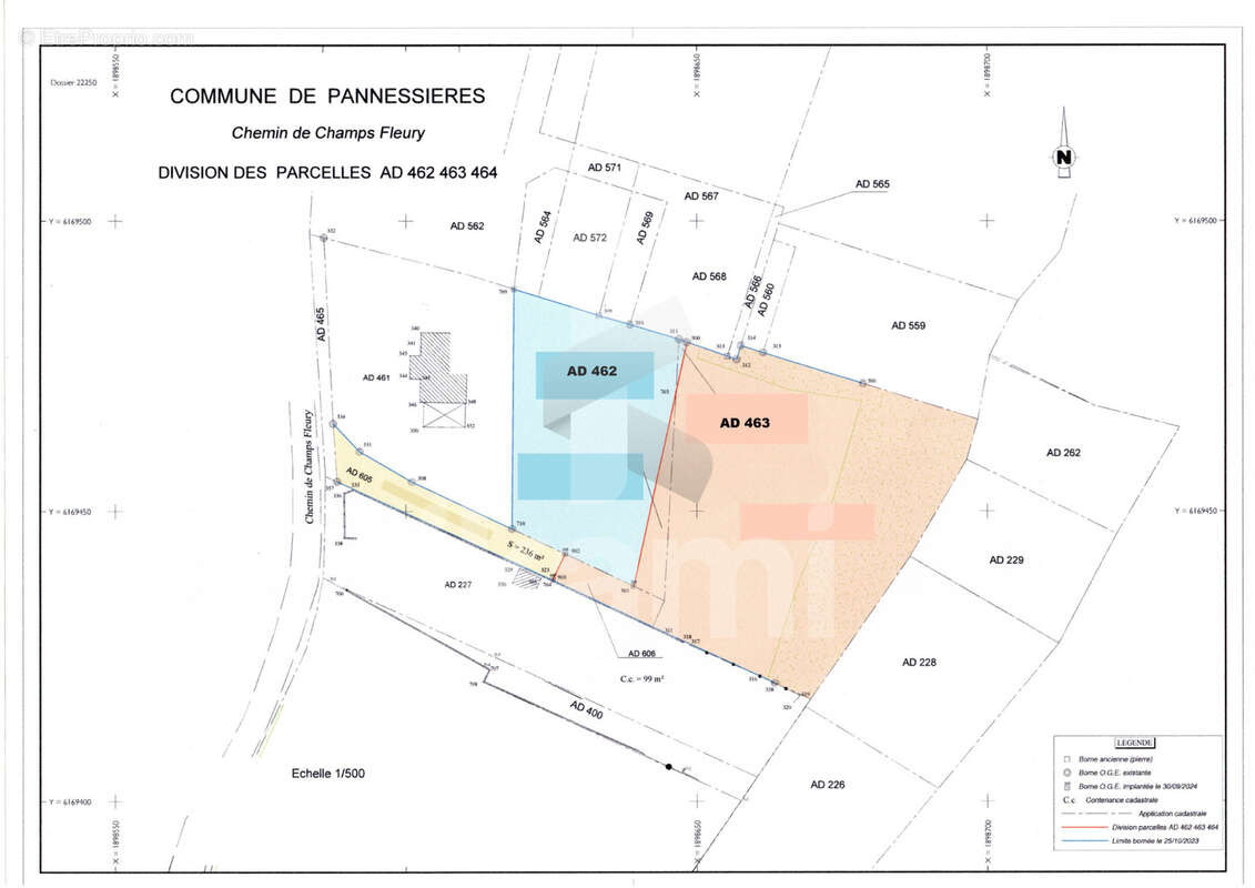 Terrain à PANNESSIERES