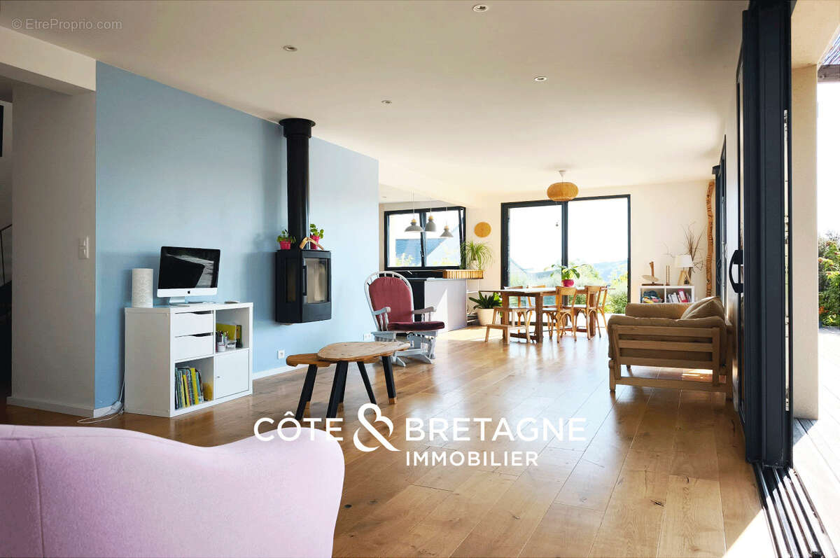 Maison contemporaine vue mer a loguivy-de-la-mer - ploubazlanec  réf : 2026155 - photo 5