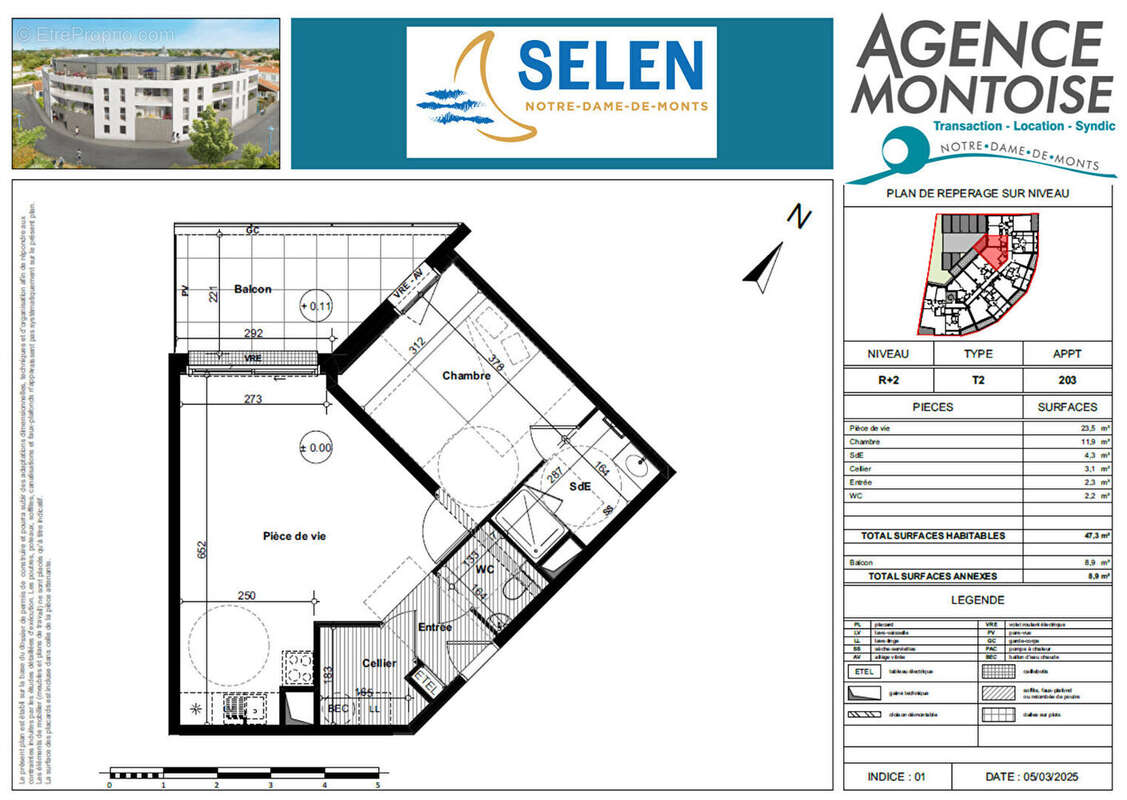 Appartement à NOTRE-DAME-DE-MONTS