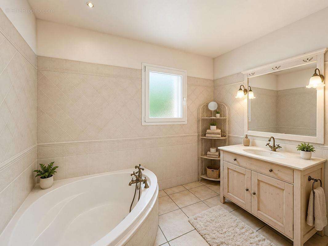 Maison  à vendre -  villa de plain -pied  avec piscine - photo 5