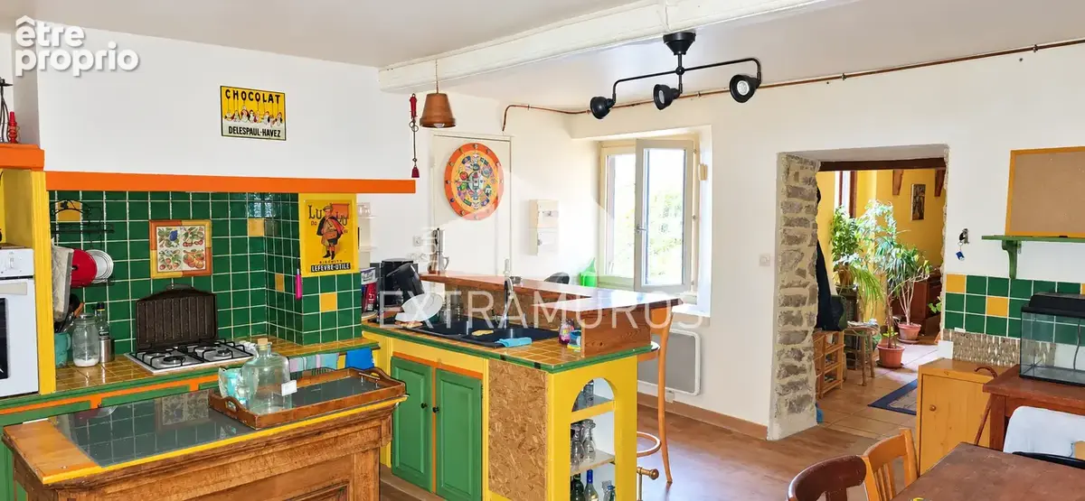 VALSONNE   Maison de village 104 m2 avec garage, atelier et jardin - photo 4