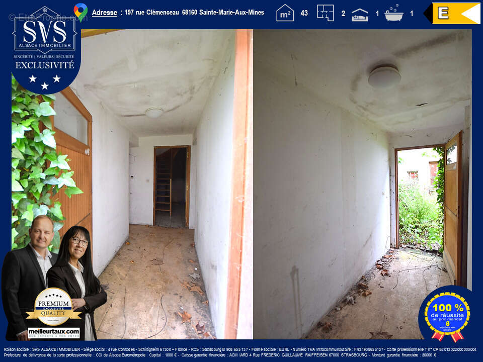 Appartement à SAINTE-MARIE-AUX-MINES