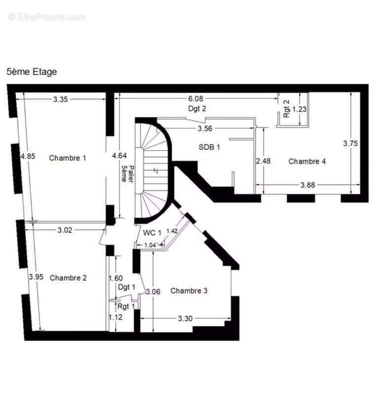 Appartement à PARIS-14E