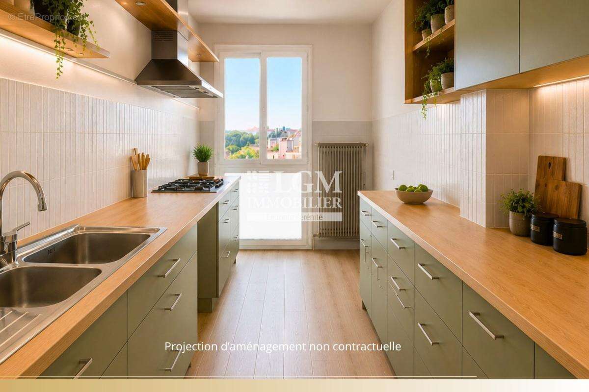 Dernier étage – vue dominante – 4 pièces de 89 m² – montpellier figuerolles - photo 8