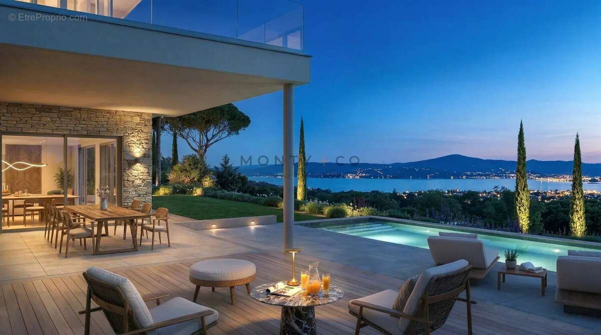 Vente villa 5 chambres vue mer dans un domaine privé a Grimaud - photo 4