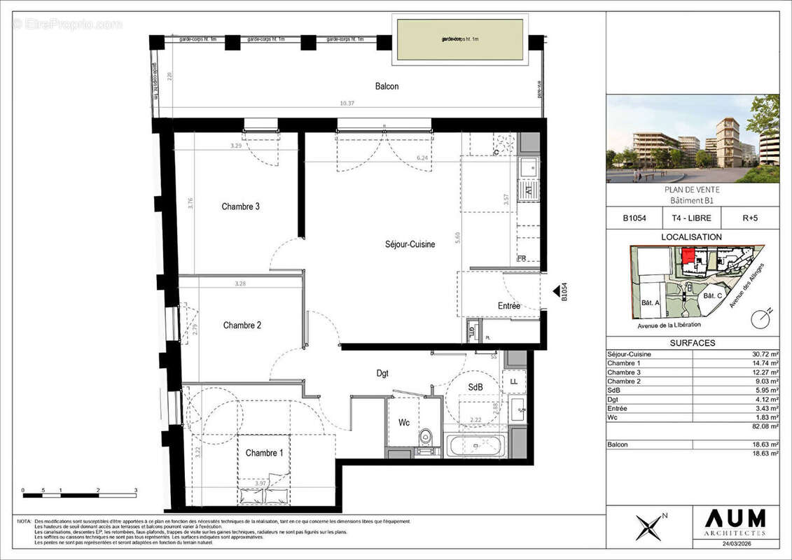 Appartement à THONON-LES-BAINS