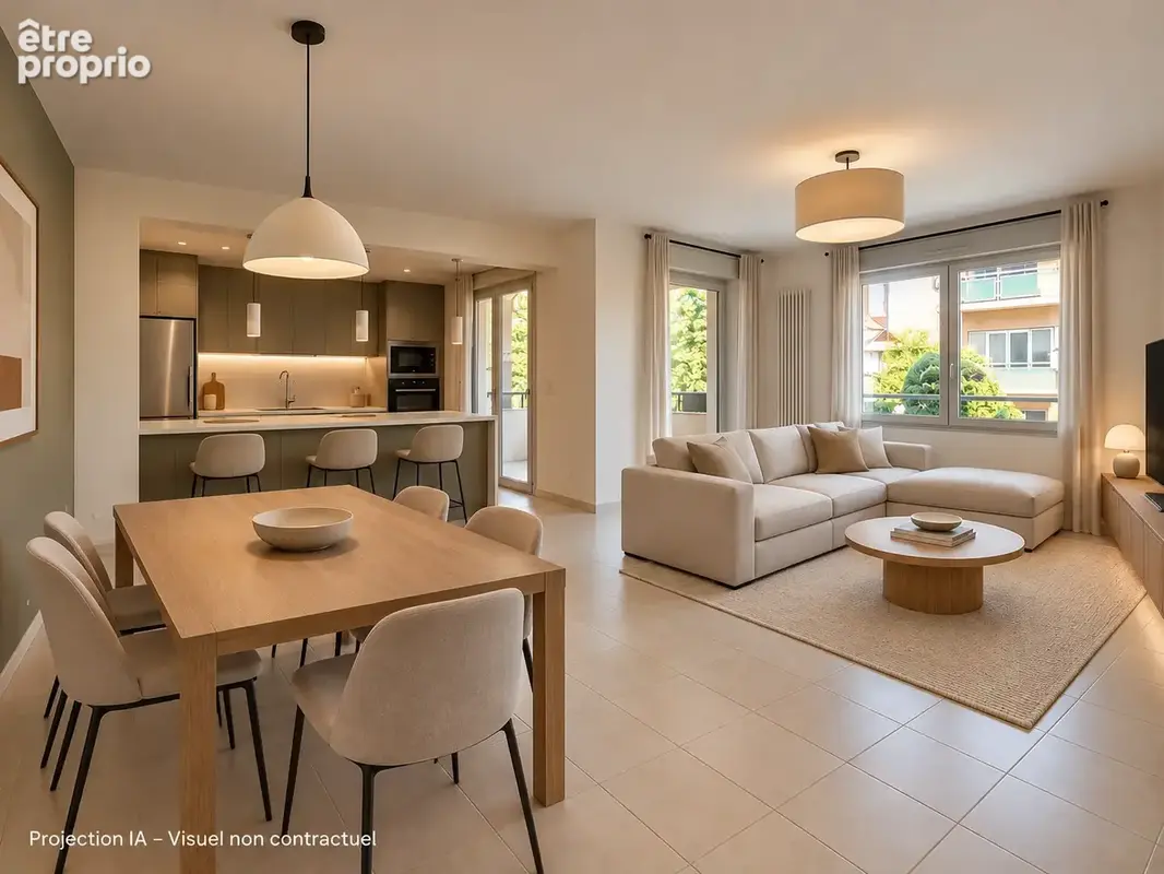 Valence avenue maurice faure - appartement 3 piéces de 61 m2 - photo 2