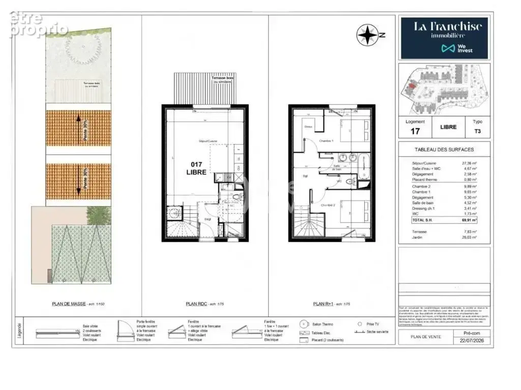 Maison 3 pièces 70 m² à vendre à Poussan (34560) - photo 3