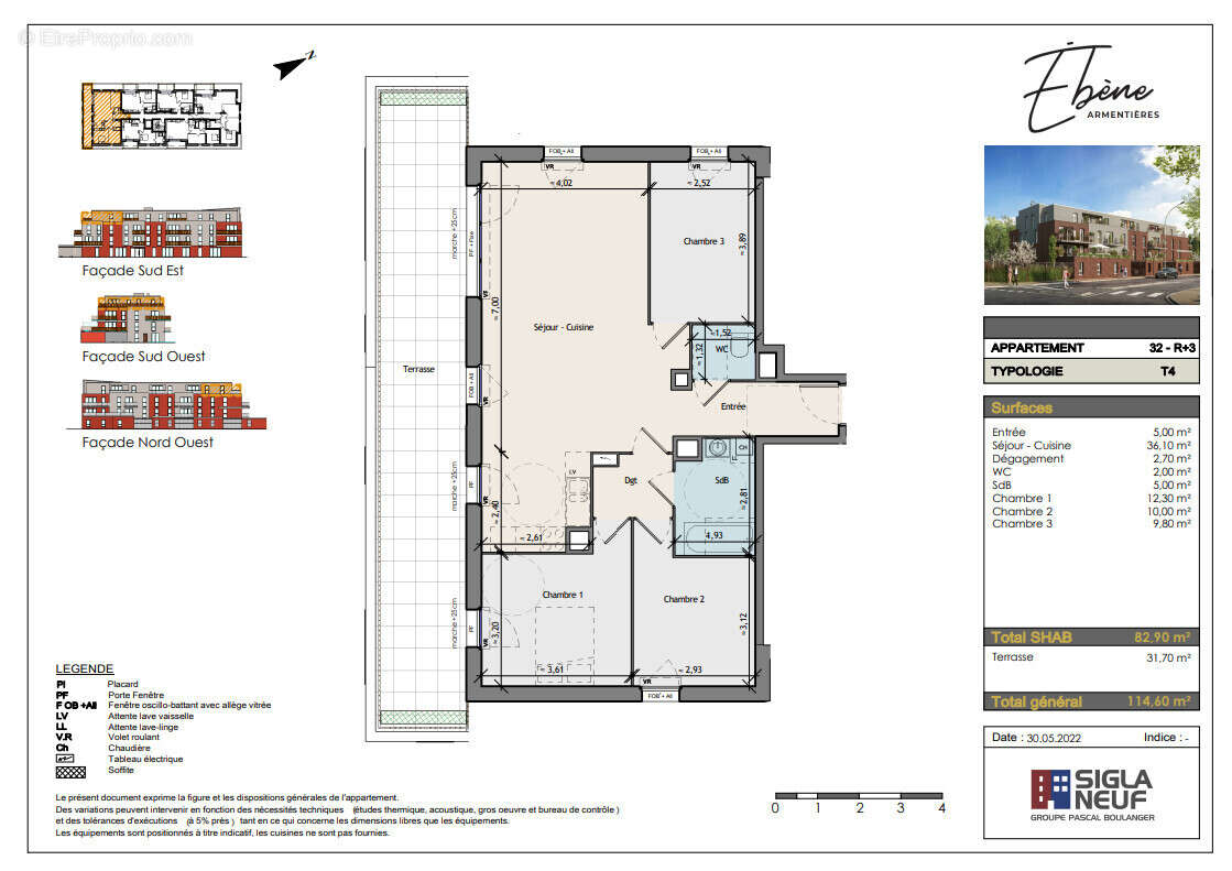 Appartement à ARMENTIERES