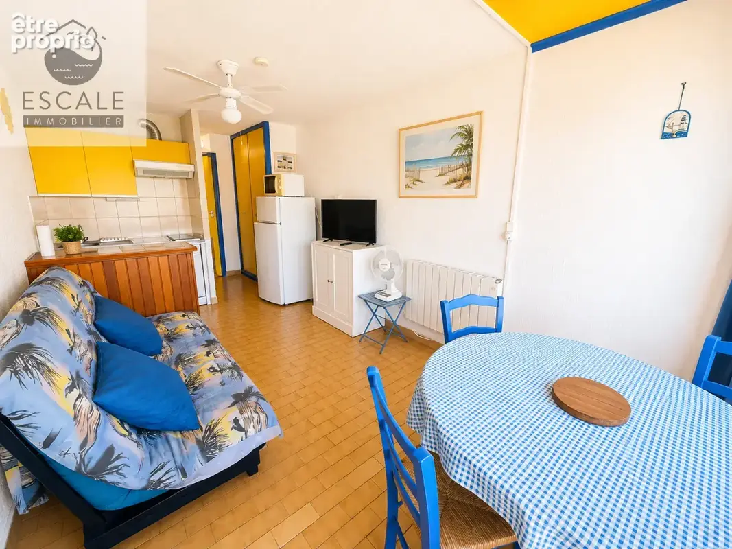 Vente studio cabine + parking face a la mer quartier corniche a sete - photo 5