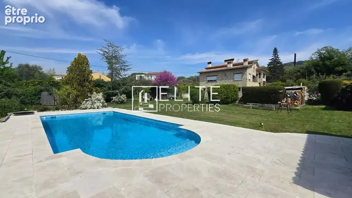 Maison en pierre 265m² + piscine - 2 appartements + studio – mouans-sartoux - photo 2