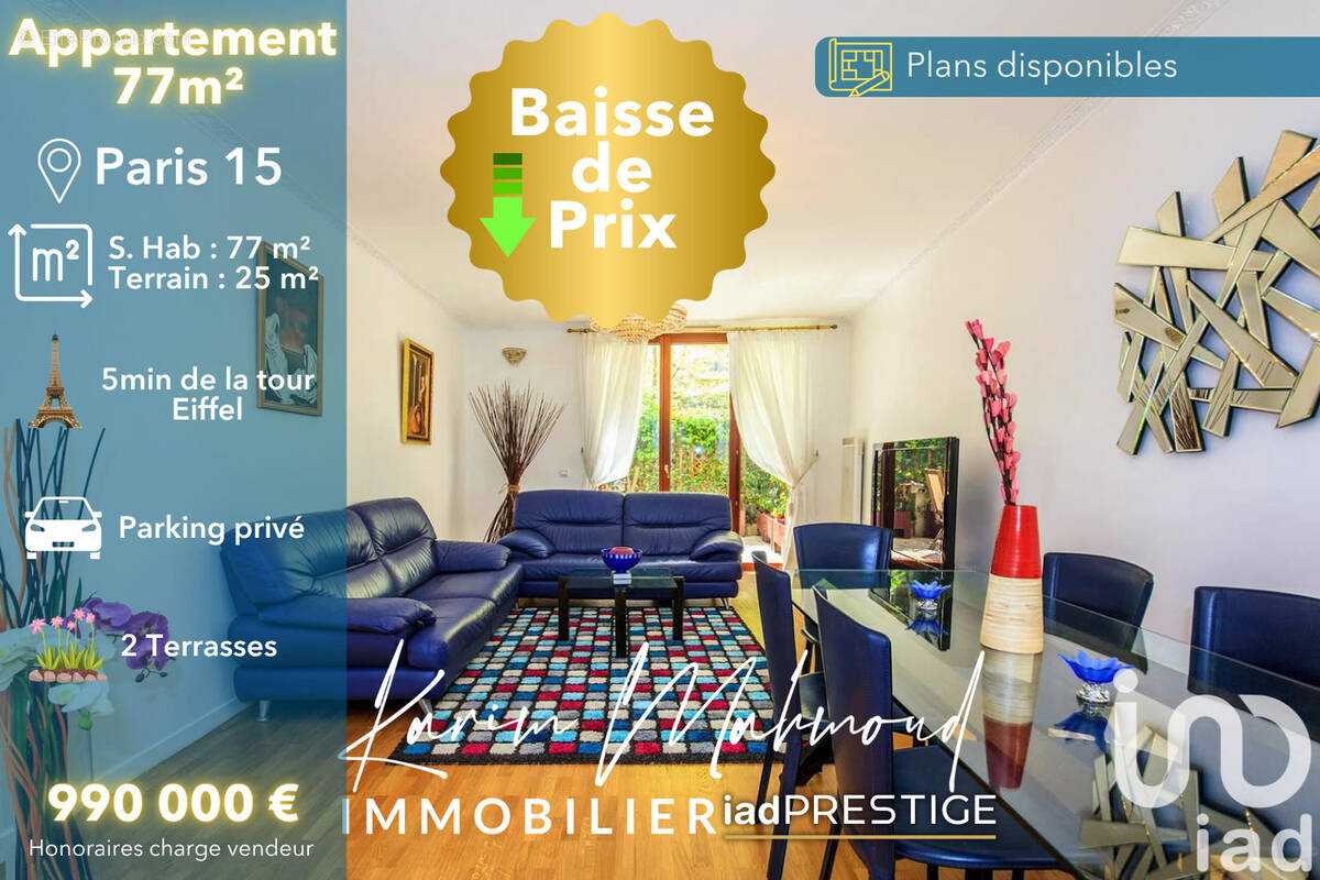 Photo 1 - Appartement à PARIS-15E