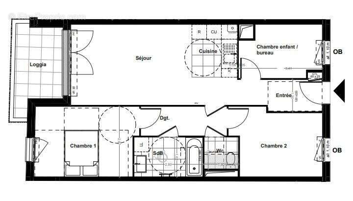 Appartement à MONTREUIL