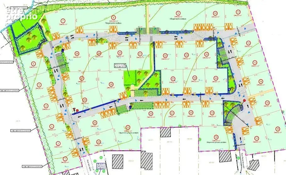 Terrain à bâtir de 279 m2 au prix de 37700 € à SAINT-GEORGES-DU-BOIS. - photo 1