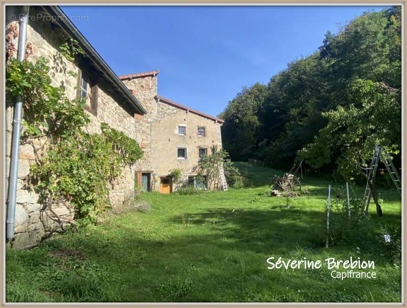  Maison rénovée en pierre de 166 m², 4 chambres, vaste séjour, dépendance, assainissement OK, avec ancien moulin et terrain de 1 - photo 2