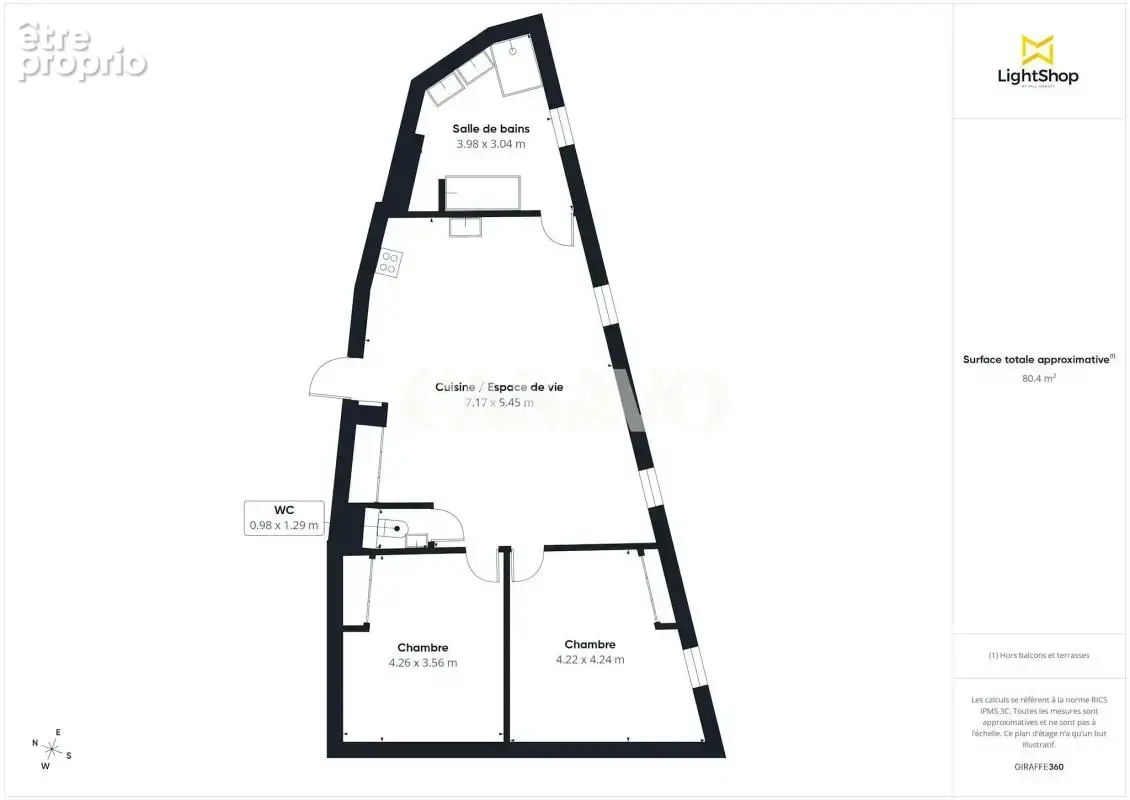 Vente Appartement 3 pièces de 77m² - 69140 Rillieux-la-Pape - photo 6