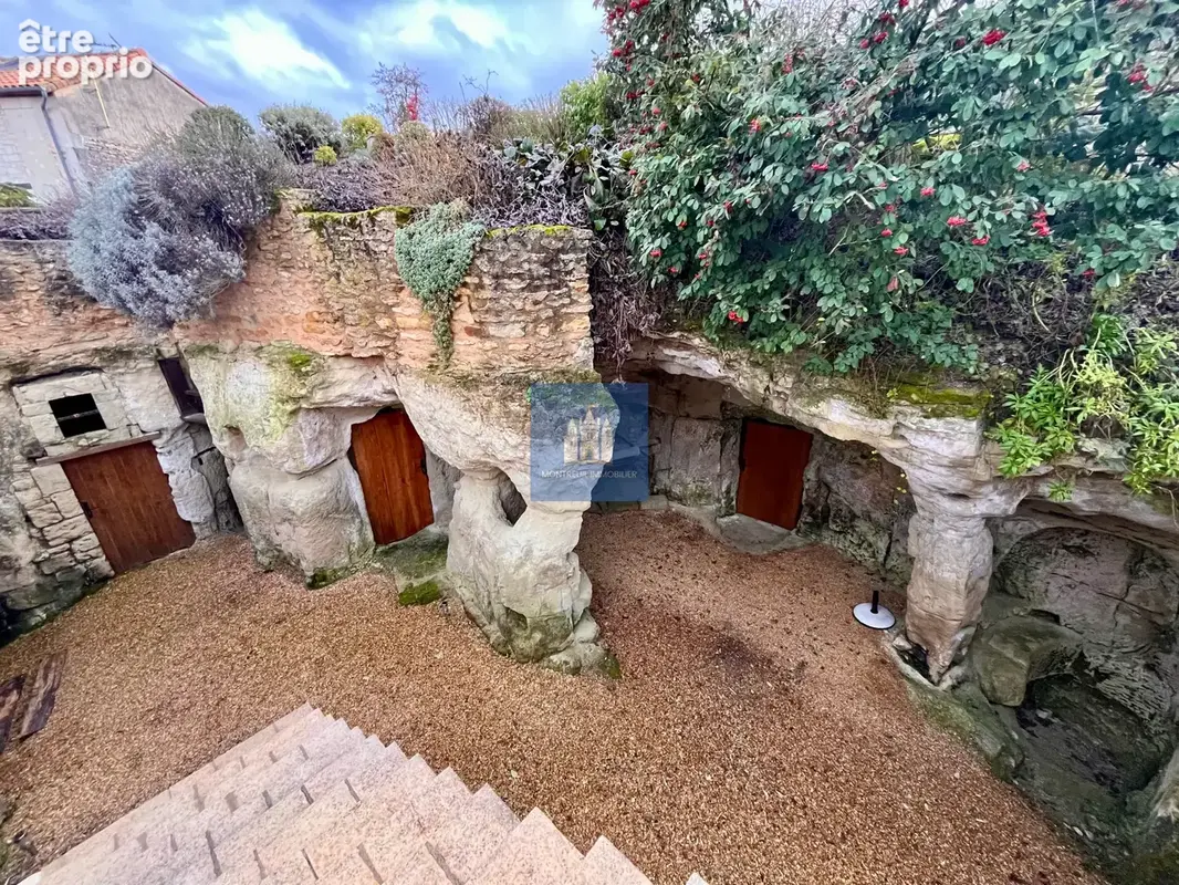 Pouançay (86) propriété de charme coeur village (5 ch) avec  grandes caves troglo - photo 28