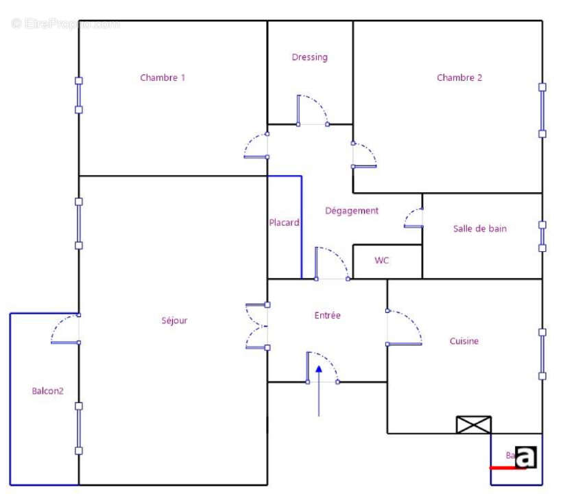 Appartement à PARIS-16E