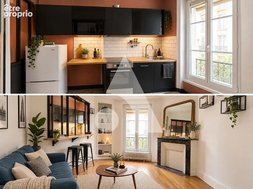 Paris 17e Épinettes - 2 pièces rénové traversant de 31,80 m² - photo 5