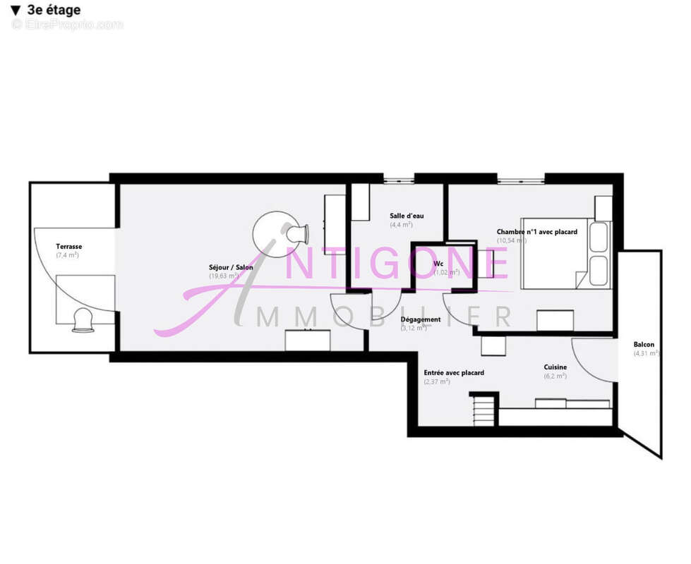 Appartement à SANARY-SUR-MER