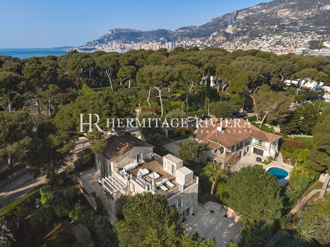 façade of villa for sale in Cap-Martin