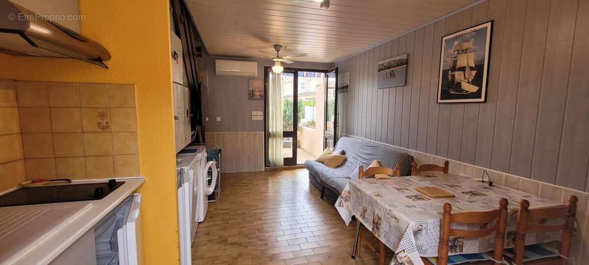Narbonne Plage ? Pavillon T3 meublé à 400 m de la plage avec terrasse, climatisation et parking privatif - photo 3