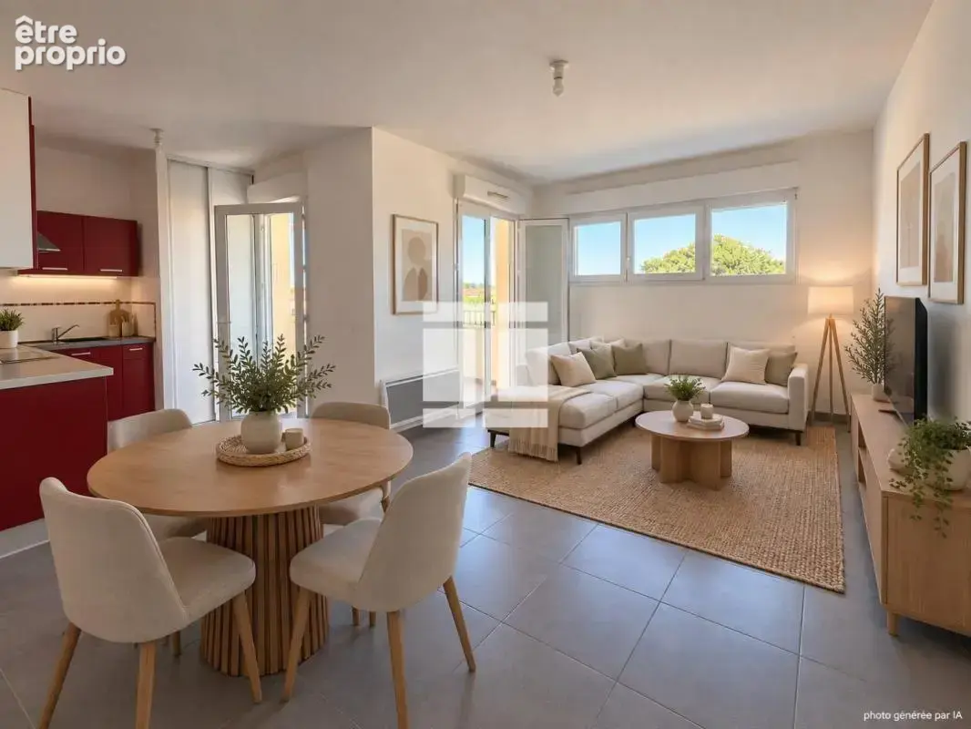 Appartement T2 de 41 m² avec terrasse et parking - photo 1